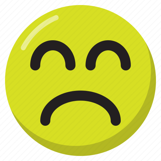 Disappointed, emoji, emoticon, expression, smiley icon - Download on Iconfinder
