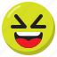 emoji, emoticon, excited, expression, smiley 
