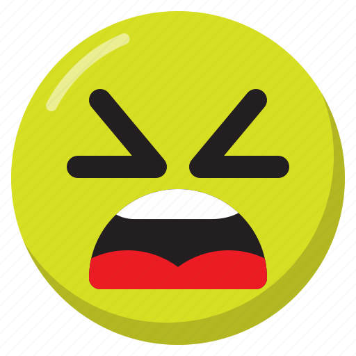 Emoji, emoticon, expression, smiley, tired icon - Download on Iconfinder