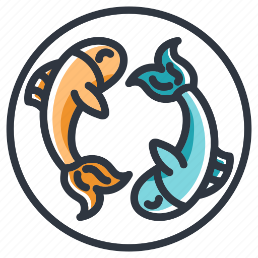 Pisces, animal, fish, water, constellation icon - Download on Iconfinder