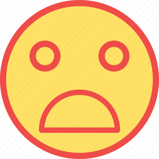 Bad, bad emoji, frown, frown emoticon, horrible, sad icon - Download on Iconfinder