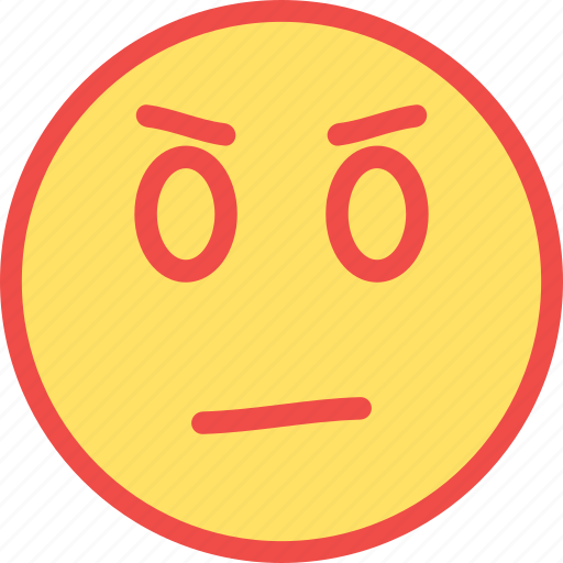 Bad, bad emoji, confused, evil, upset icon - Download on Iconfinder