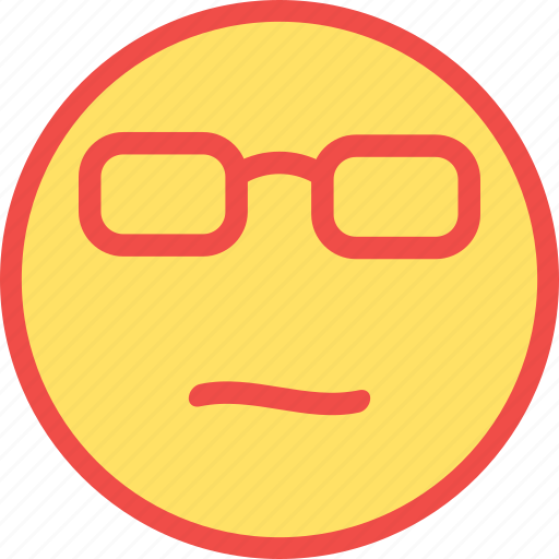 Beach, eyeglasses, smart emoji, smart emoticon, summer icon - Download on Iconfinder