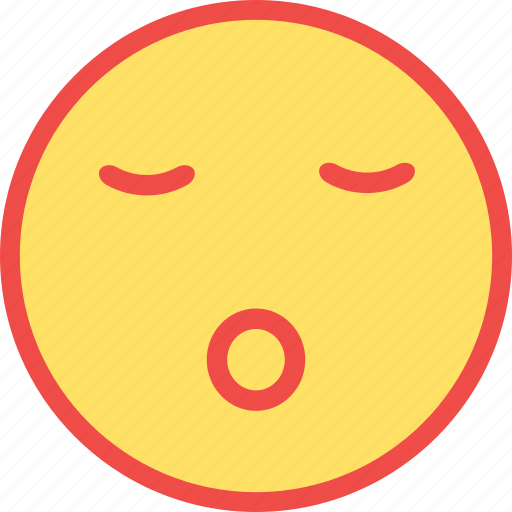 Sleep, sleeping, sleeping emoticon, sleeping smiley icon - Download on Iconfinder