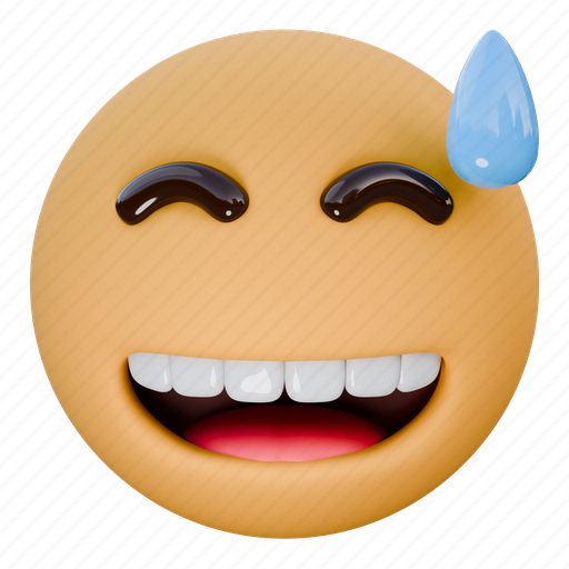 Happy, fun, emoji, emoticon, expression, cute, smiling 3D illustration - Download on Iconfinder