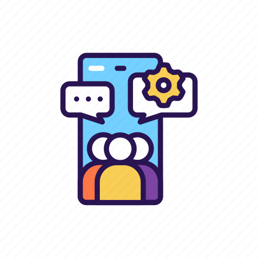 Smartphone, support, smm, promotion icon - Download on Iconfinder
