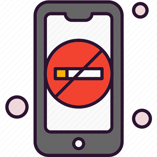 Mobile, no, phone, smoking icon - Download on Iconfinder