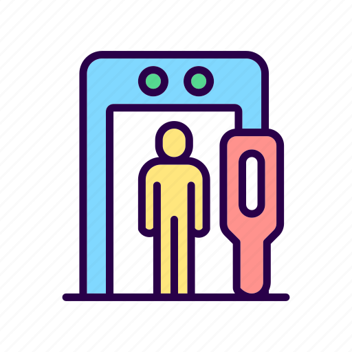 Scanner, airport, border, control icon - Download on Iconfinder