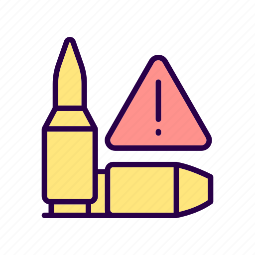 Ammunition, bullet, contraband, terrorism icon - Download on Iconfinder