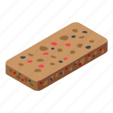 cereal, snack, bar, isometric