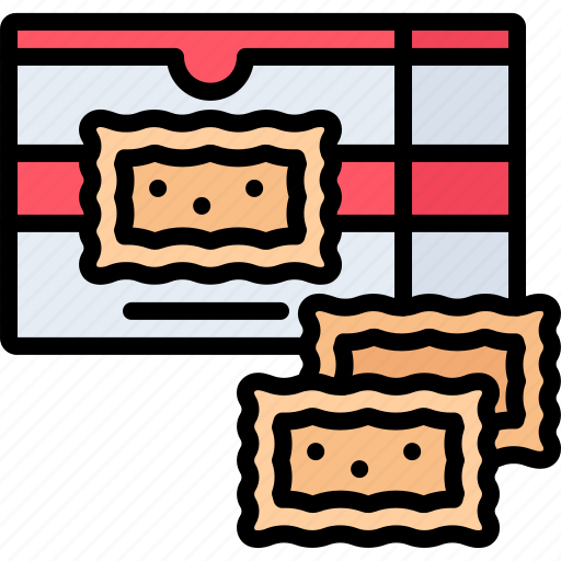 Cookies, box, snack, food, shop icon - Download on Iconfinder