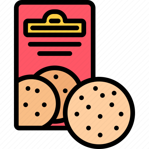 Cracker, snack, food, shop icon - Download on Iconfinder