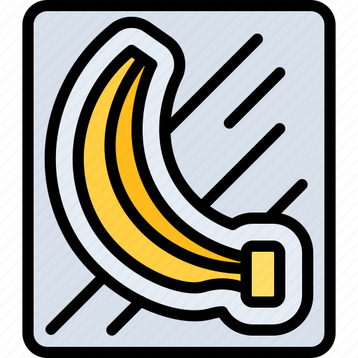 Banana, snack, food, shop icon - Download on Iconfinder