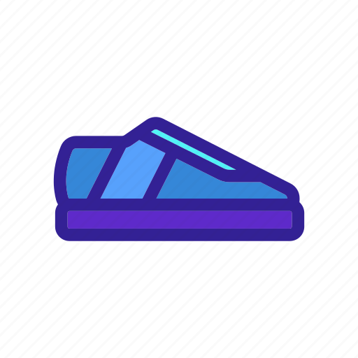 Contour, fashion, foot, footwear, sneakers, sport icon - Download on Iconfinder
