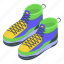 colorful, sneakers, isometric 