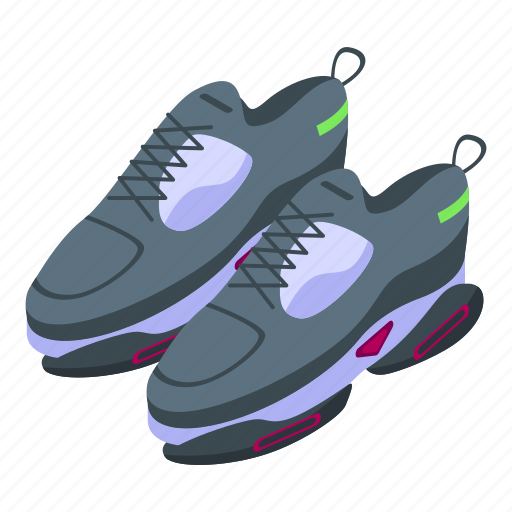 Cool, sneakers, isometric icon - Download on Iconfinder