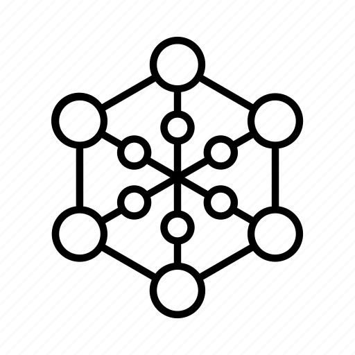 Winter, symmetry, freeze, hexagon, snowflake icon - Download on Iconfinder