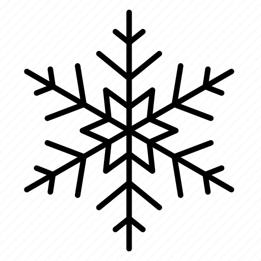 Snowflake, floral, ornament, winter, crystal, ice, flower icon - Download on Iconfinder