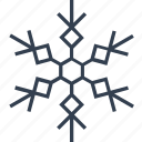 christmas, flake, geometric, hexagon, holiday, line, snow, snowflake, winter