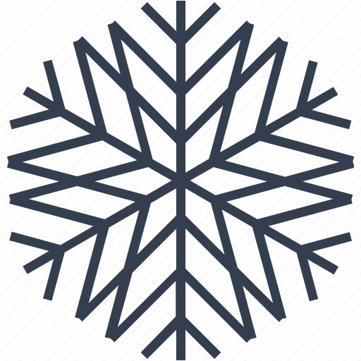 Christmas, flake, geometric, holiday, line, snow, snowflake icon - Download on Iconfinder