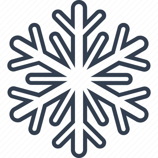 Christmas, classic, flake, geometric, holiday, line, snow icon - Download on Iconfinder