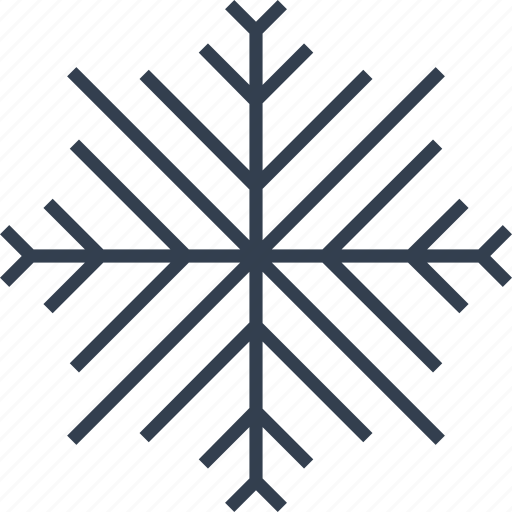 Christmas, flake, geometric, holiday, line, snow, snowflake icon - Download on Iconfinder