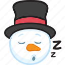 christmas, emoji, emoticon, smiley, snowman, winter