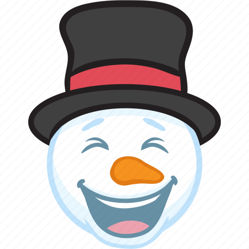 Christmas, emoji, emoticon, smiley, snowman, winter icon - Download on Iconfinder