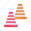 traffic cone, skills, divider, practice, soccer, field, game 