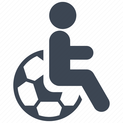 Player, adaptive athlete, handicapped icon - Download on Iconfinder