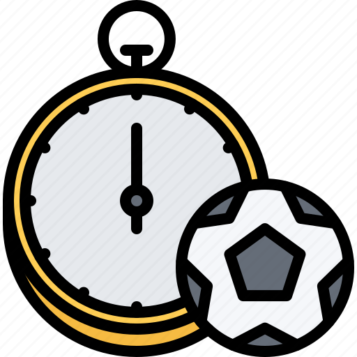 Ball, football, player, soccer, sport, stopwatch, time icon - Download on Iconfinder