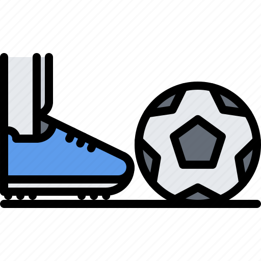 Ball, cleats, foot, football, player, soccer, sport icon - Download on Iconfinder