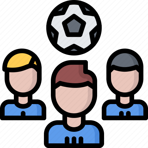Ball, football, group, player, soccer, sport, team icon - Download on Iconfinder