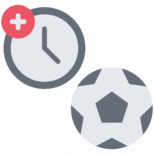 Extra, football, match, player, soccer, sport, time icon - Download on Iconfinder