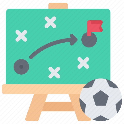 Blackboard, board, football, player, soccer, sport, strategy icon - Download on Iconfinder