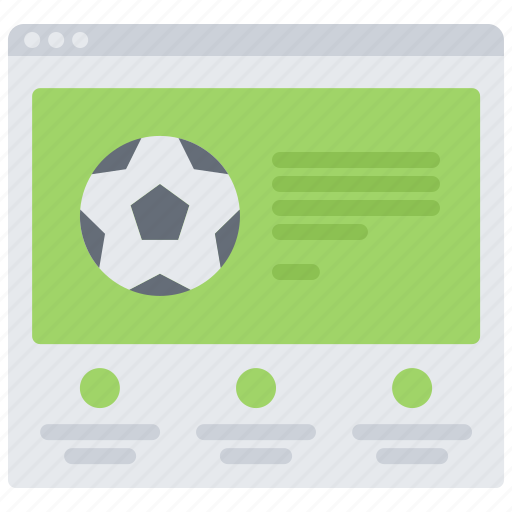 Football, match, news, player, soccer, sport, website icon - Download on Iconfinder