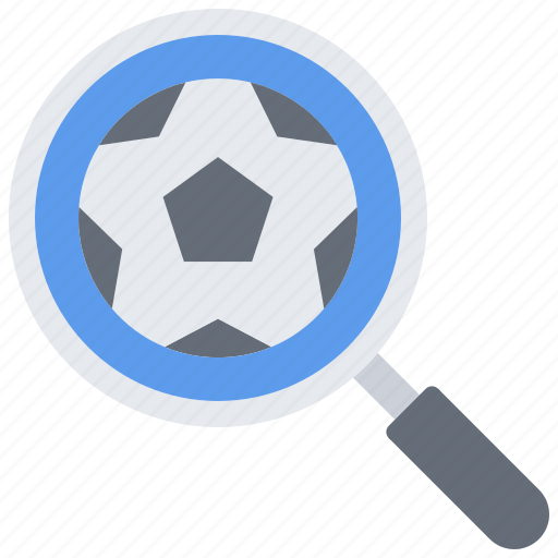 Ball, football, match, player, search, soccer, sport icon - Download on Iconfinder
