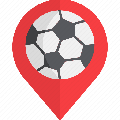 Football, location, pointer, soccer, stadium icon - Download on Iconfinder