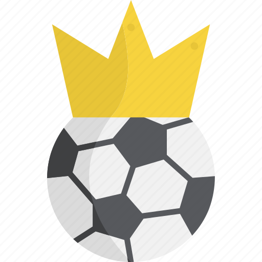 Ball, champion, crown, football, soccer, sports, winner icon - Download on Iconfinder