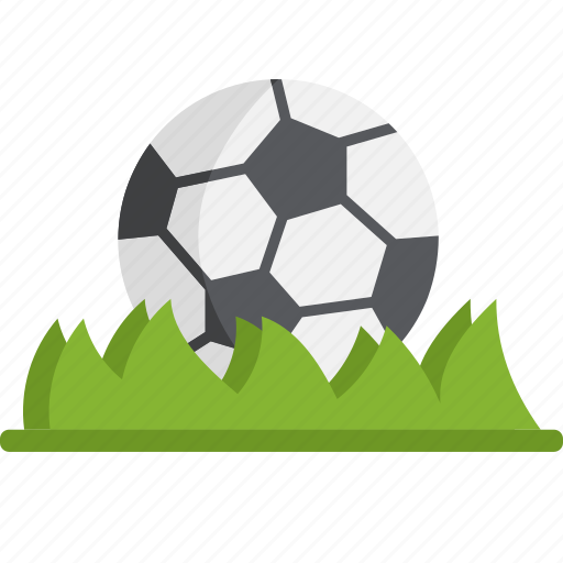 Ball, football, grass, soccer, sport, sports, stadium icon - Download on Iconfinder