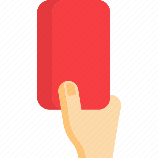 Card, football, red, referee, soccer icon - Download on Iconfinder