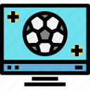 ball, broadcast, football, soccer, sport