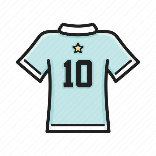 Shirt, back, ten, soccer icon - Download on Iconfinder