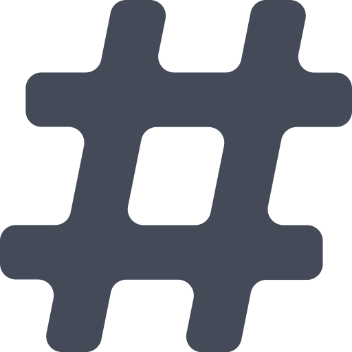 Hashtag icon - Free download on Iconfinder