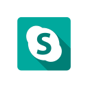 logo, social, skype