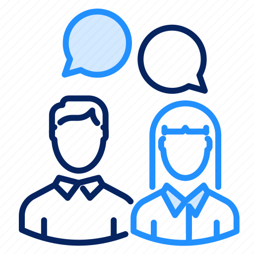 Chat, communication, couple icon - Download on Iconfinder