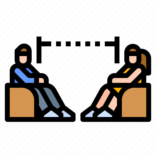 Distancing, furniture, people, social, sofa icon - Download on Iconfinder