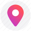 gps, location, map pin