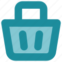basket, cart, shopping, store