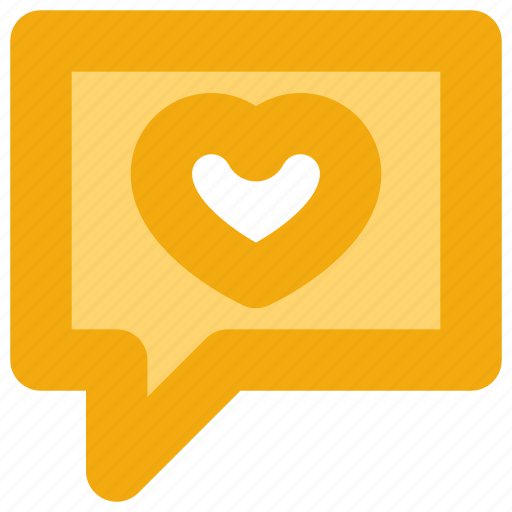 Chat, heart, like, love, message, social media icon - Download on Iconfinder
